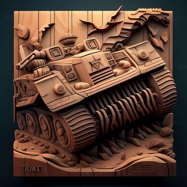 3D model Tanki X game (STL)